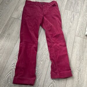 Ralph Lauren Burgundy Corduroy Trousers